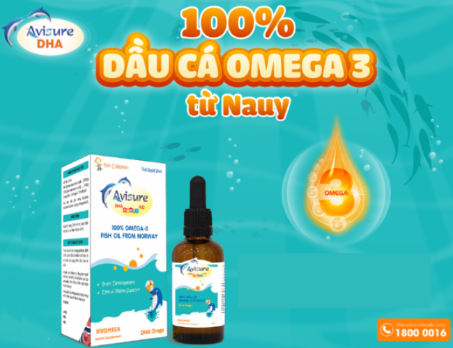 Avisure dha Smart kid - Tpbvsk 100% dầu cá omega 3 từ Nauy