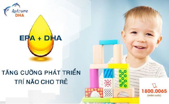 DHA giúp tăng cường phát triển trí não cho bé