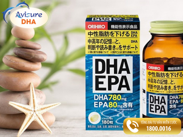 Viên uống bổ não của Nhật DHA EPA Orihiro