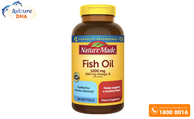 Fish oil vitamin bổ bầu đến từ Úc