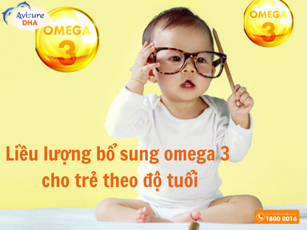 Liều lượng bổ sung Omega 3 theo độ tuổi 