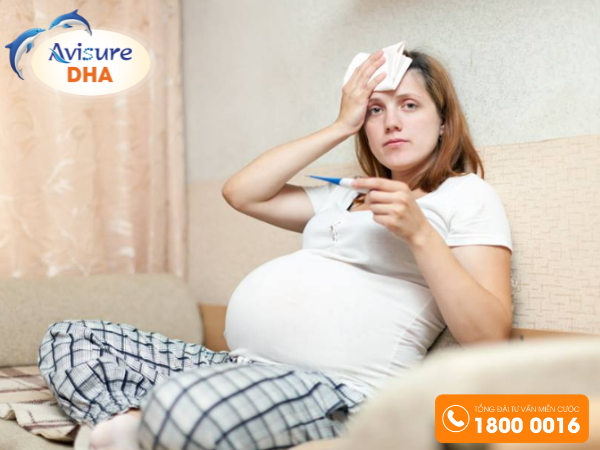 Cảm cúm, viêm phối có thể nguyên nhân gây sốt ở bà bầu