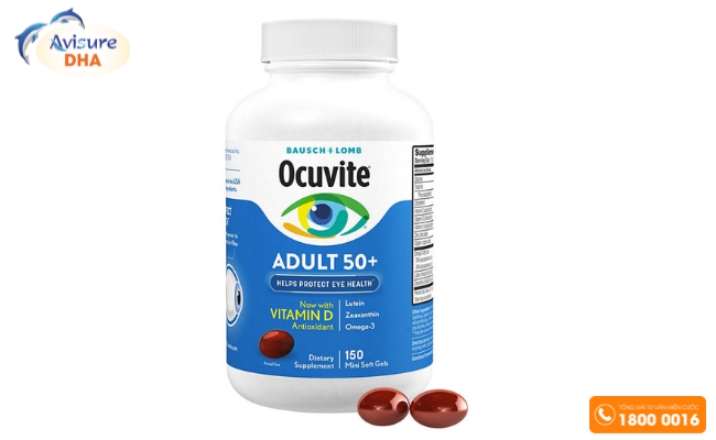 Thuốc bổ mắt của Mỹ Ocuvite Adult 50+