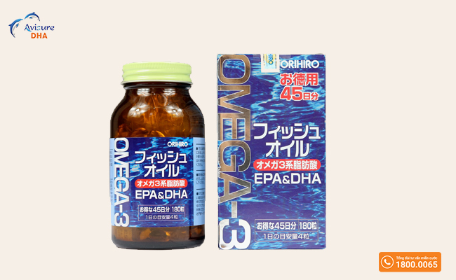 Omega 3 Orihiro Nhật cho bé