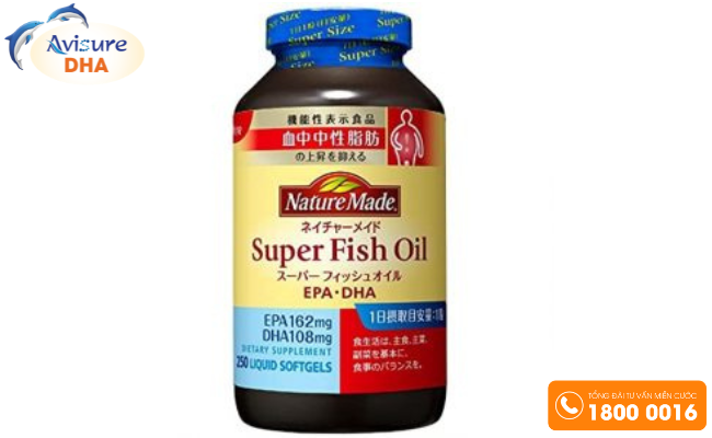 Viên dầu cá bổ mắt của Nhật Super Fish Oil